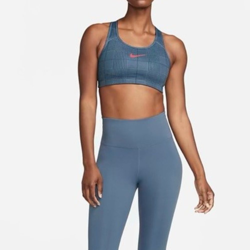 NWT - Nike Swoosh Women's Medium-Support Padded Printed Sports Bra